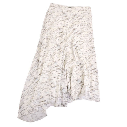 Fendi Skirt Long All Over Pattern Silk