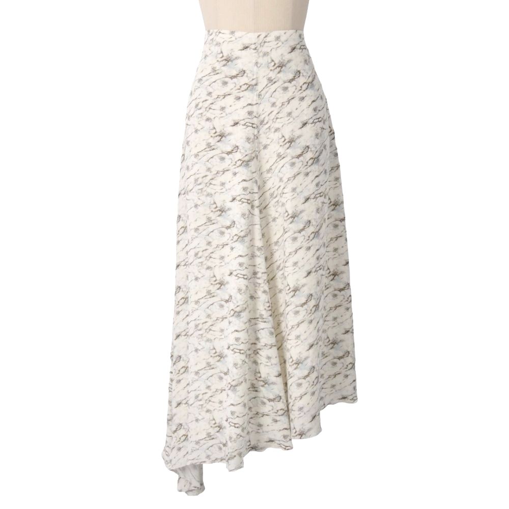 Fendi Skirt Long All Over Pattern Silk — view 4