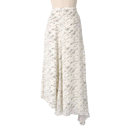 Fendi Skirt Long All Over Pattern Silk — view 5