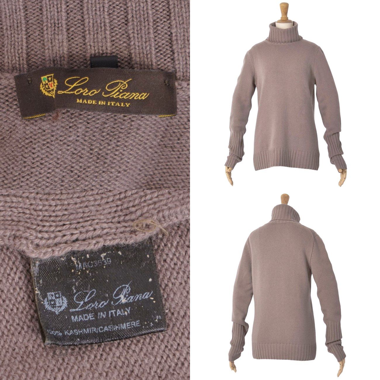 Loro Piana Knit Sweater Turtleneck Long Sleeve — view 7