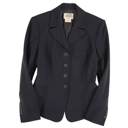 Hermes Vintage Tailored Jacket Wool