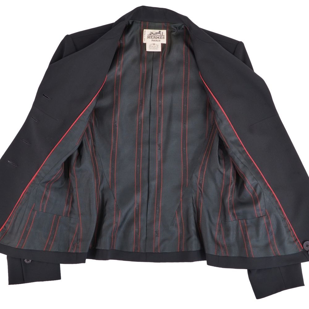 Hermes Vintage Tailored Jacket Wool — view 7