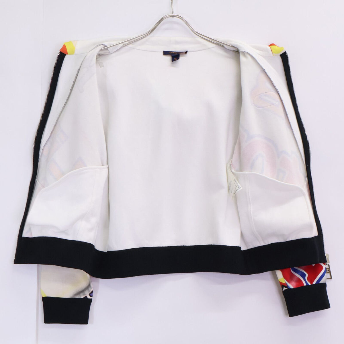 Louis Vuitton Sequin Graphic Statement Zip Up Hoodie — view 4