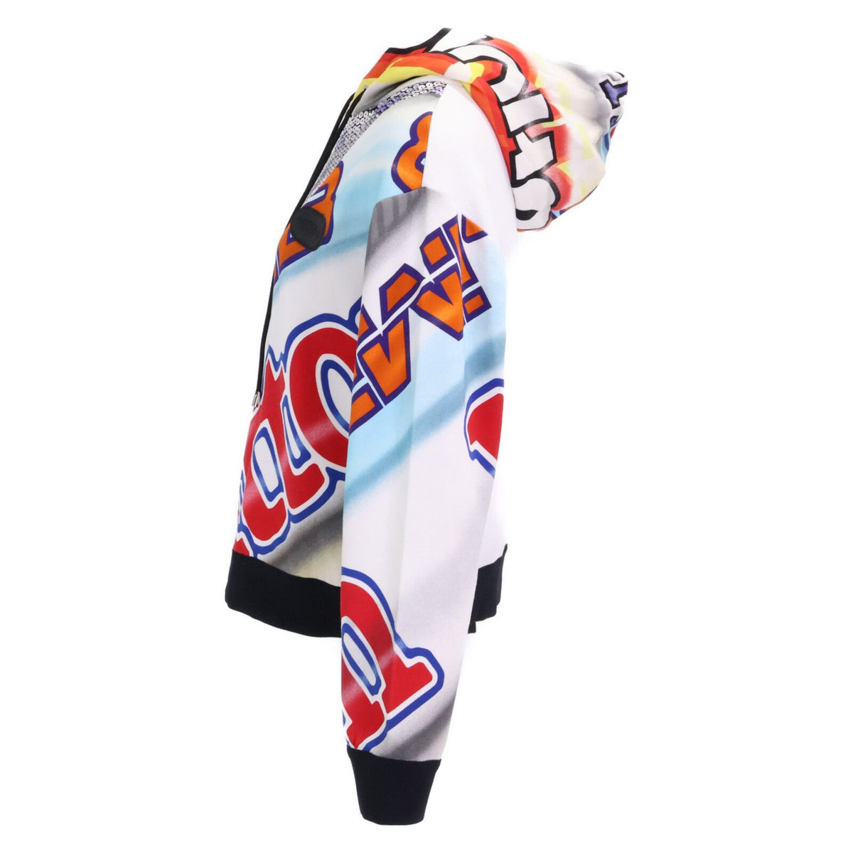 Louis Vuitton Sequin Graphic Statement Zip Up Hoodie — view 2