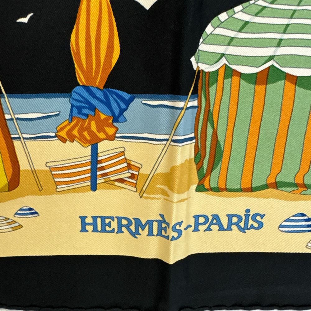 Hermes Carre 90 Normandy Coast Charm Scarf — view 7