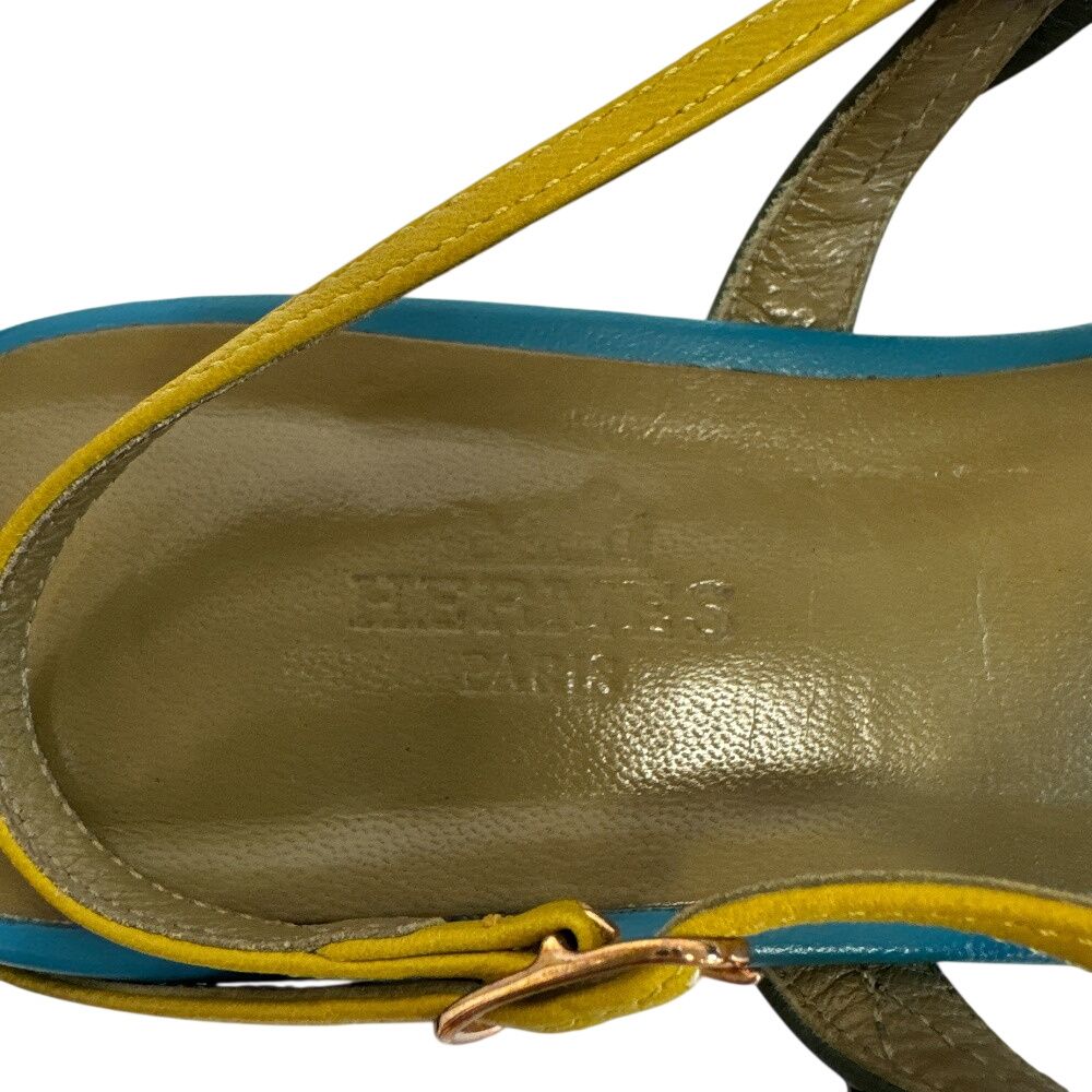 Hermes Leaf Motif Sandals — view 6