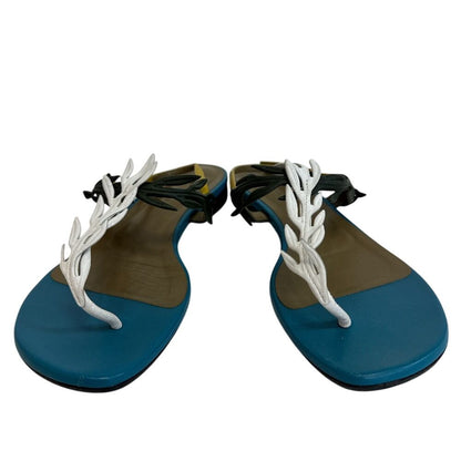 Hermes Leaf Motif Sandals — view 3