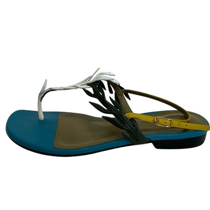 Hermes Leaf Motif Sandals