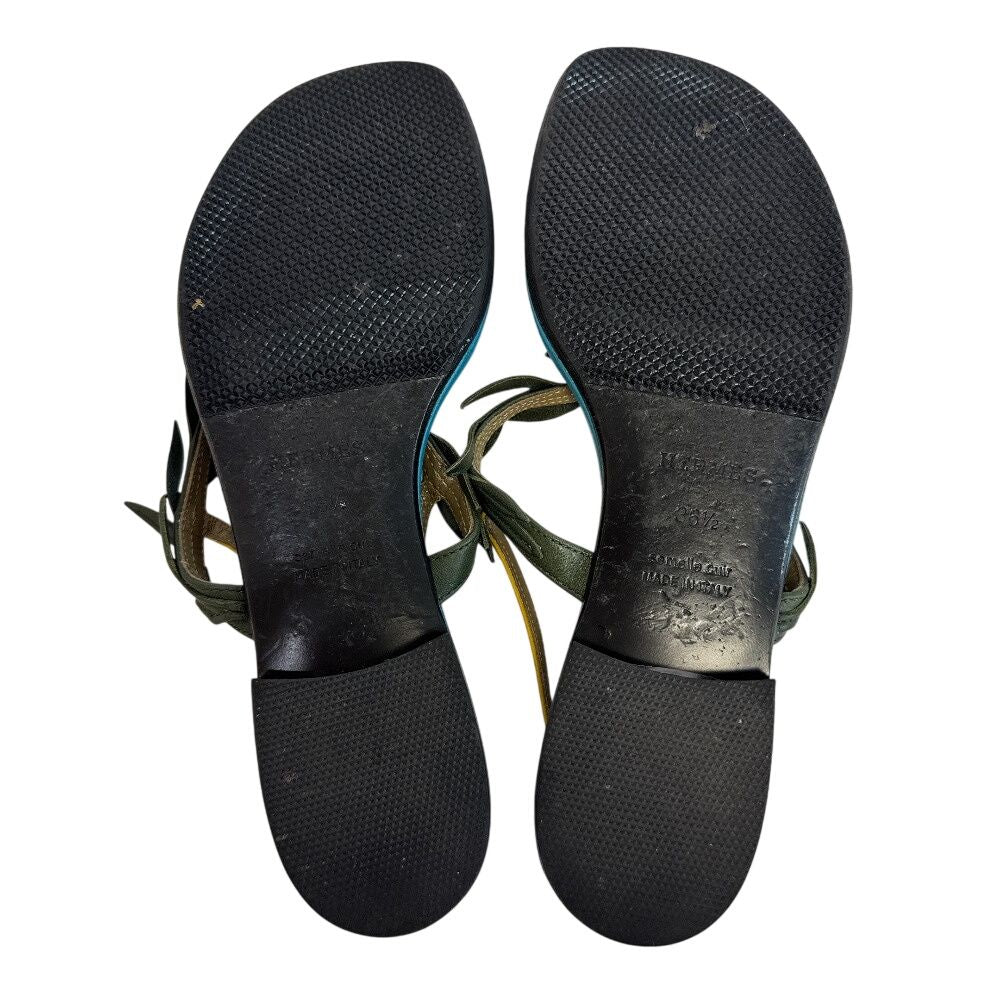 Hermes Leaf Motif Sandals — view 8