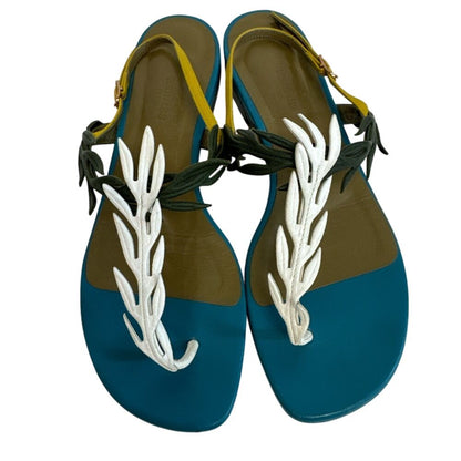 Hermes Leaf Motif Sandals — view 2