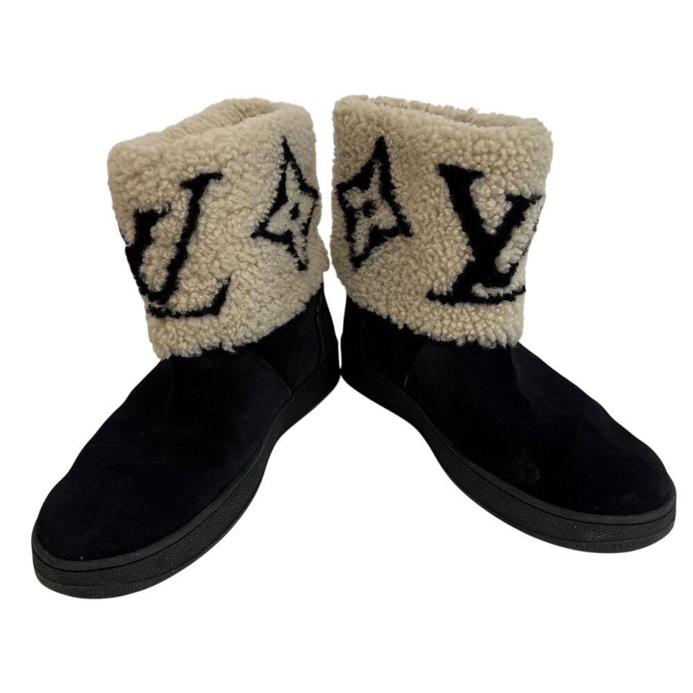 Louis Vuitton Shearling Snowdrop Line Boots — view 3