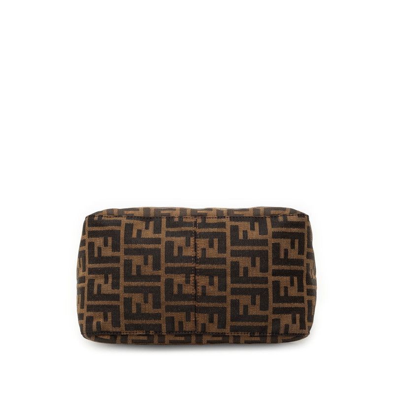 Fendi Zucca Mamma Baguette Shoulder Bag 009 Brown Canvas Leather — view 3