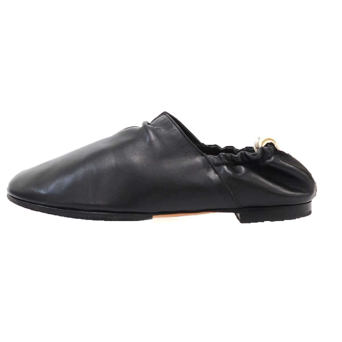 Loewe Flamenco Ballet Flat Shoes Black — view 2