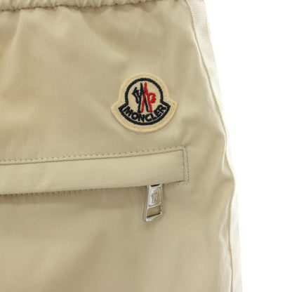 Moncler Pantalone Sportivo Pants Elastic Waist Zip Fly Side Line 46 Beige YT — view 8