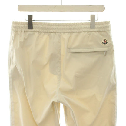 Moncler Pantalone Sportivo Pants Elastic Waist Zip Fly Side Line 46 Beige YT — view 6