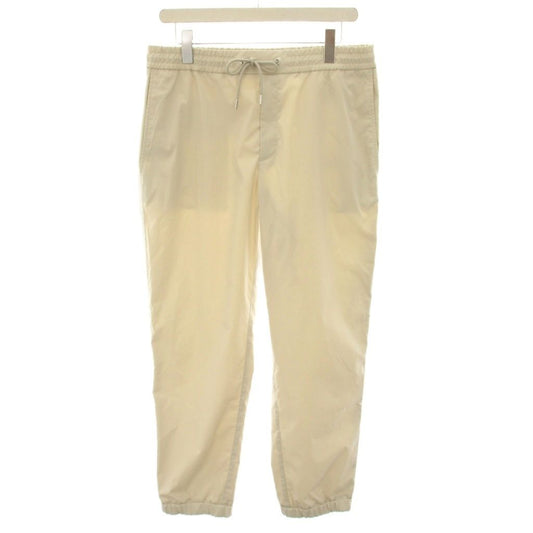 Moncler Pantalone Sportivo Pants Elastic Waist Zip Fly Side Line 46 Beige YT
