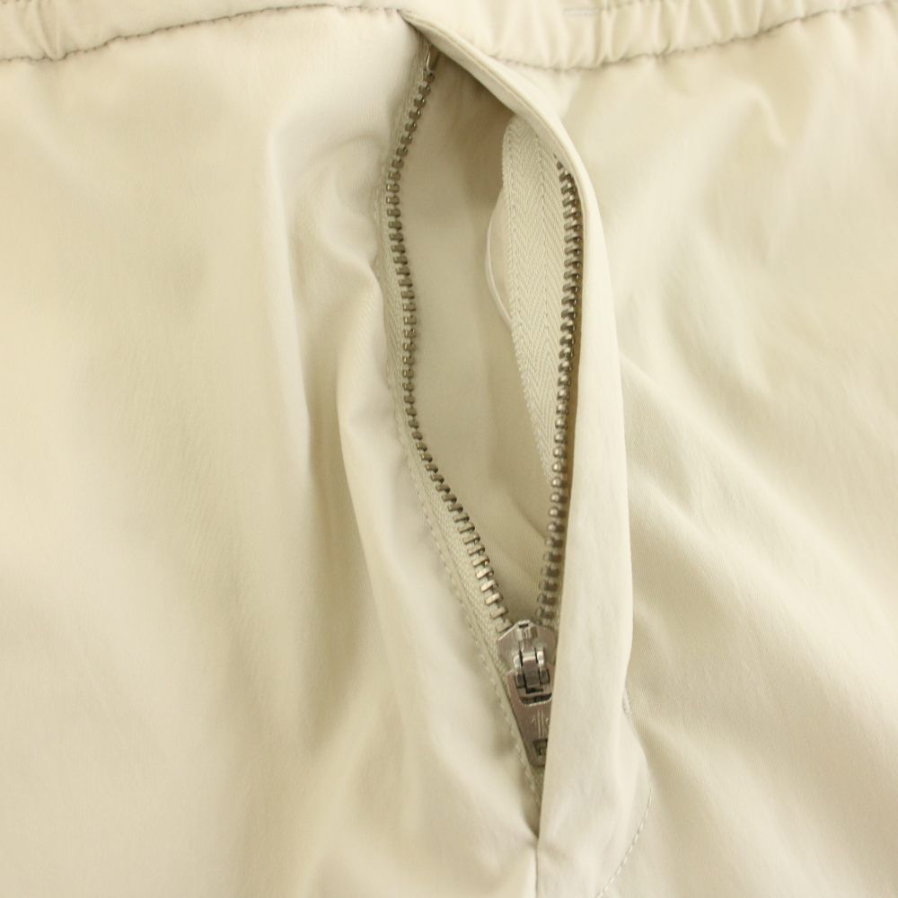 Moncler Pantalone Sportivo Pants Elastic Waist Zip Fly Side Line 46 Beige YT — view 3