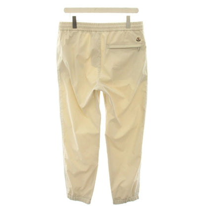 Moncler Pantalone Sportivo Pants Elastic Waist Zip Fly Side Line 46 Beige YT — view 2