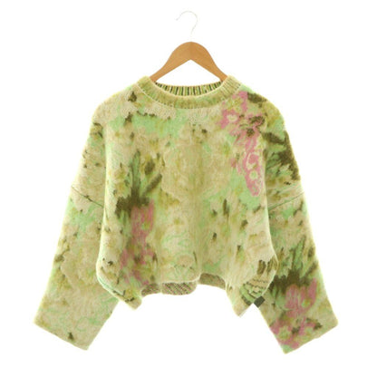 Loewe Spirited Away Jacquard Sweater in Wool and Mohair Knit Long Sleeve XS