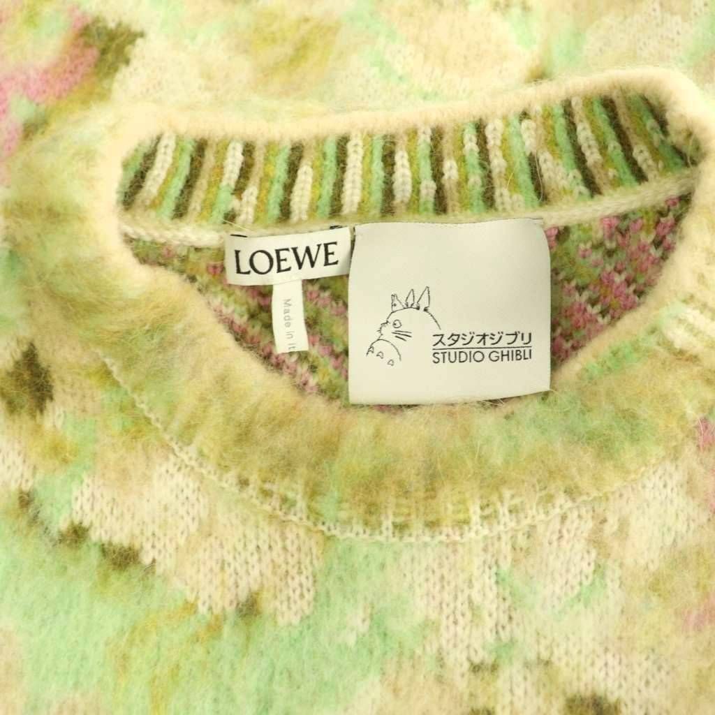 Loewe Spirited Away Jacquard Sweater in Wool and Mohair Knit Long Sleeve XS — view 6