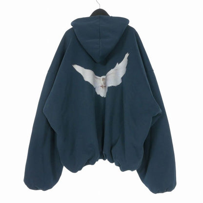 Balenciaga Gap Yeezy Engineered by Dove Hoodie Print Long Sleeve L Dark Blue — view 2