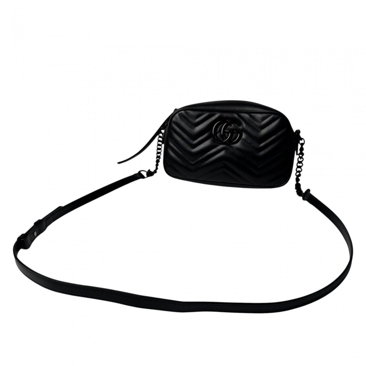 Gucci GG Marmont Shoulder Bag So Black — view 2