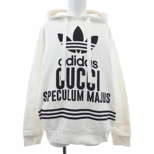 Gucci Adidas Hoodie White