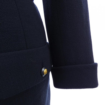 Chanel Vintage Coat Navy — view 5