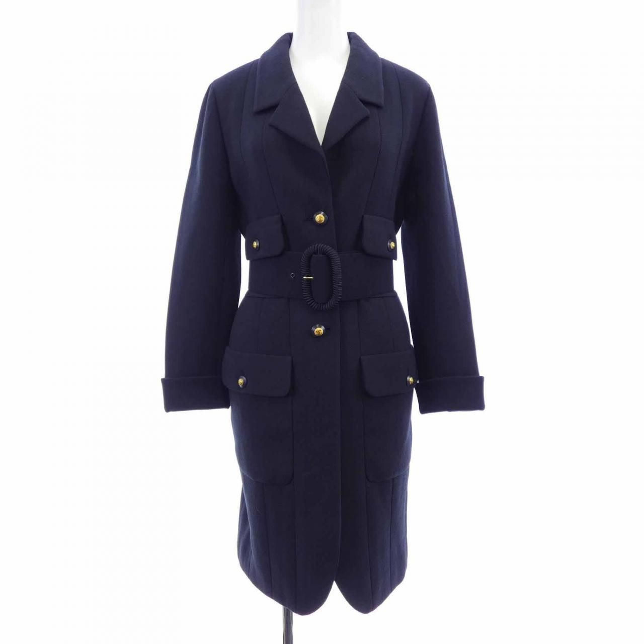 Chanel Vintage Coat Navy