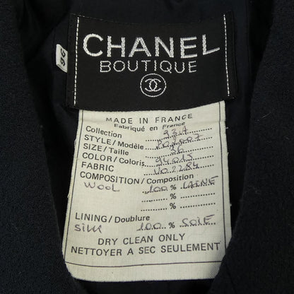 Chanel Vintage Coat Navy — view 3