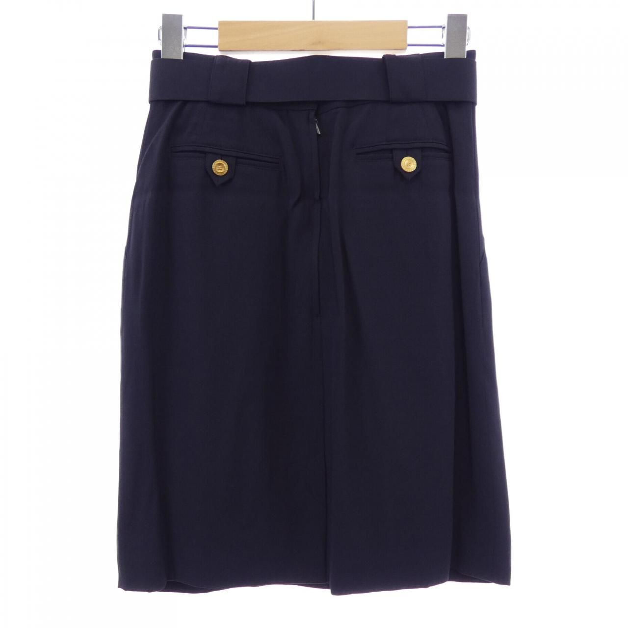 Chanel Vintage Skirt Navy — view 2