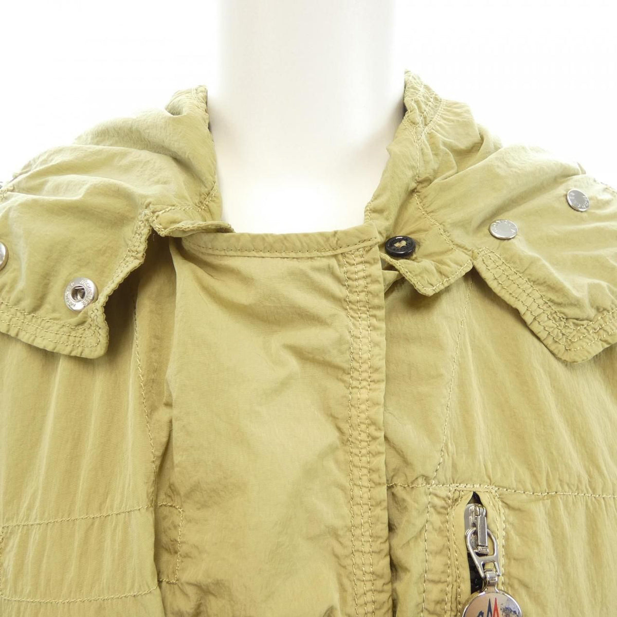 Moncler Josephine Coat Green — view 5