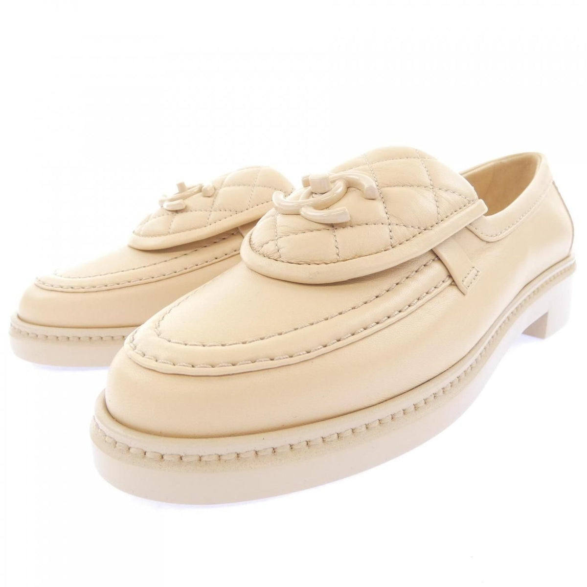 Chanel Turnlock Moccasins Shoes — view 3