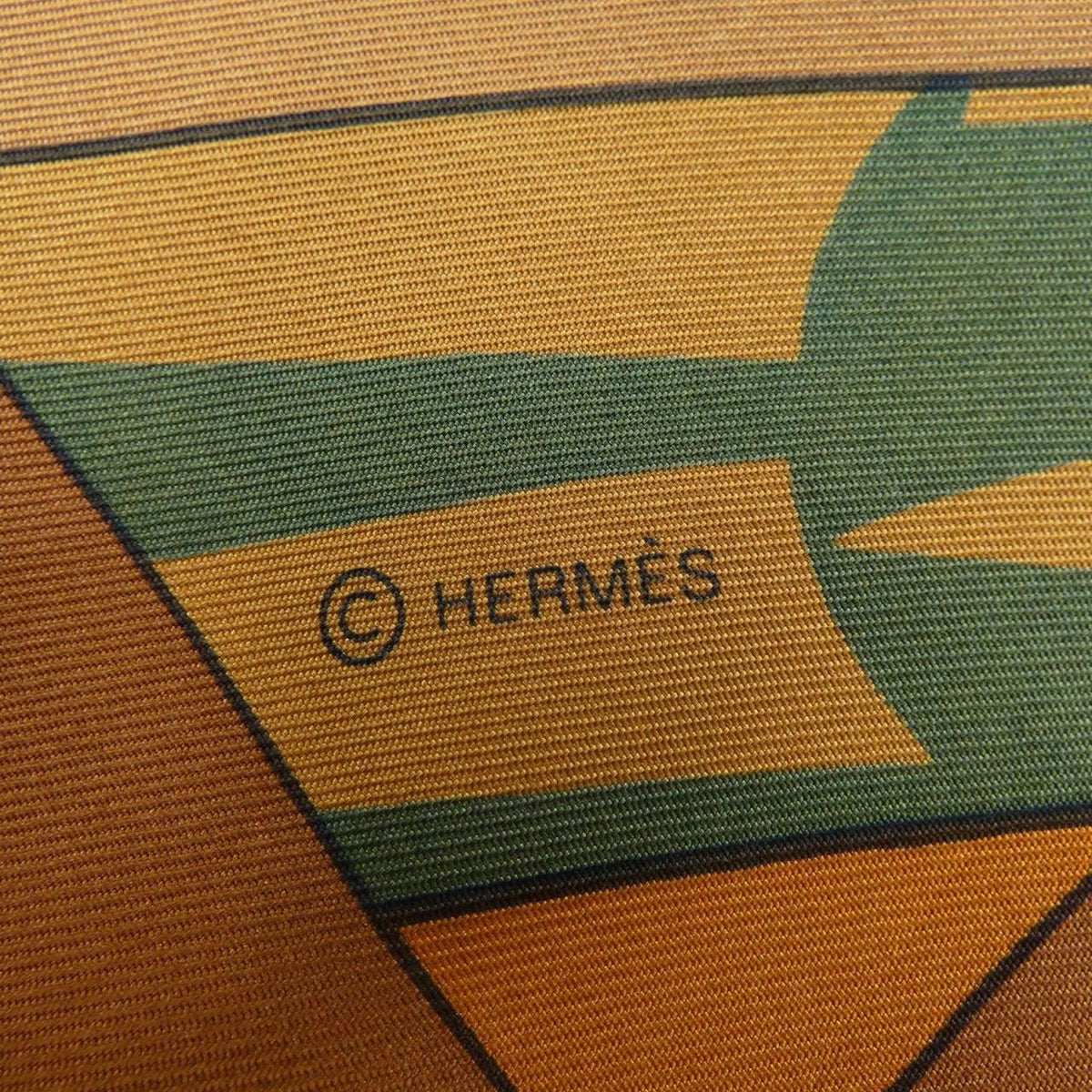 Hermes Stole Scarf Brown — view 4