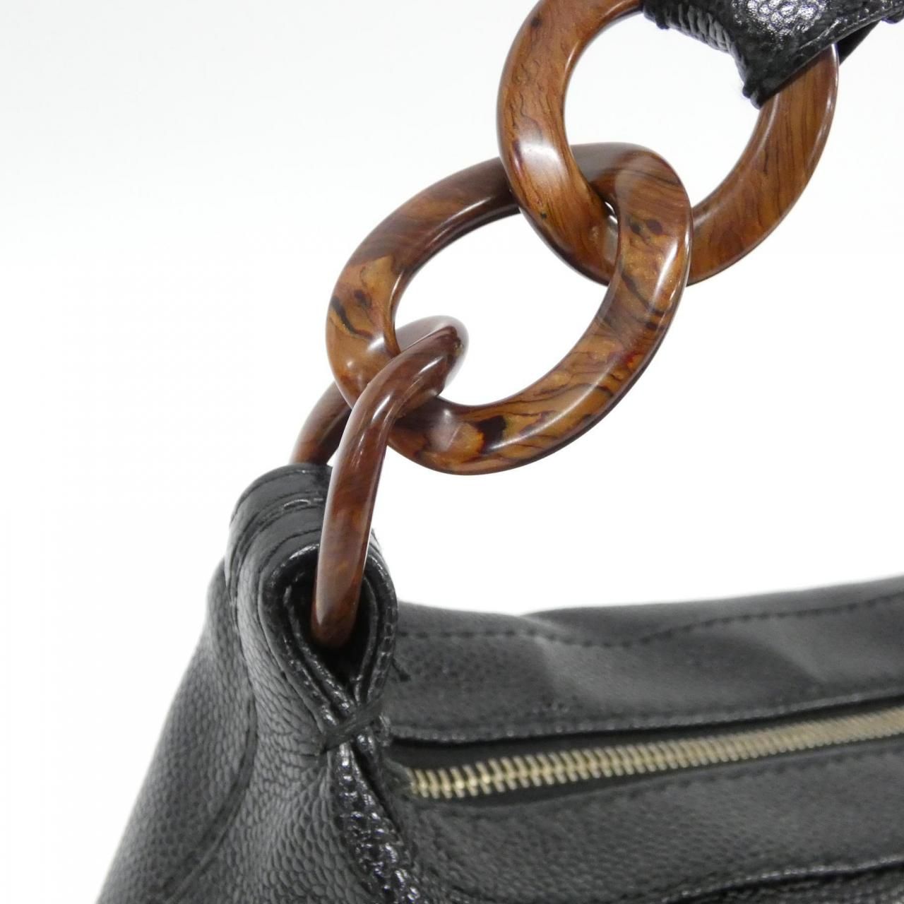 Chanel Vintage Bag Handbag Black — view 7