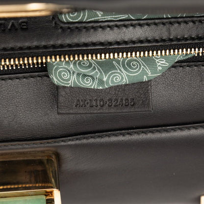 Bvlgari Isabella Rossellini Handbag Black Leather — view 6