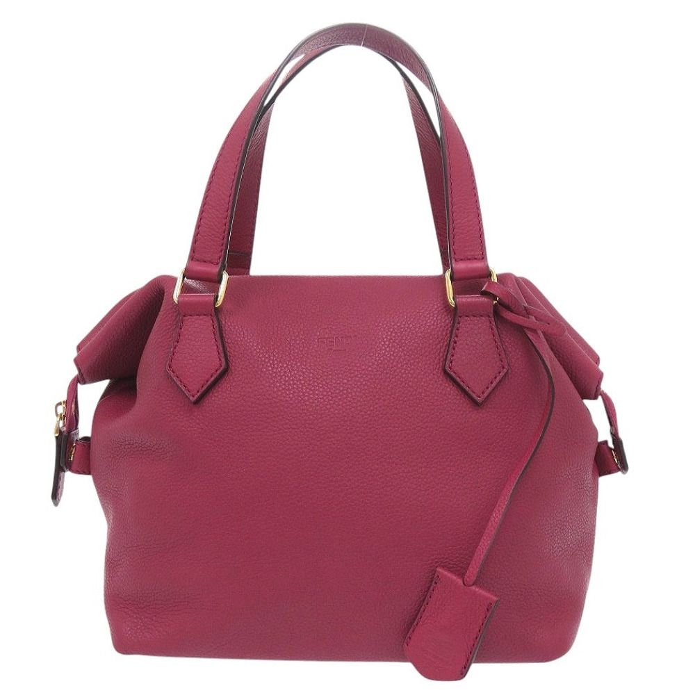 Fendi Leather Pink Handbag