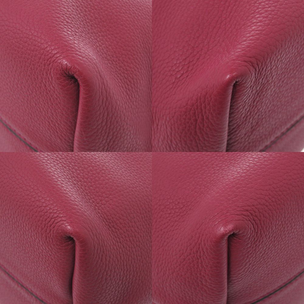 Fendi Leather Pink Handbag — view 3