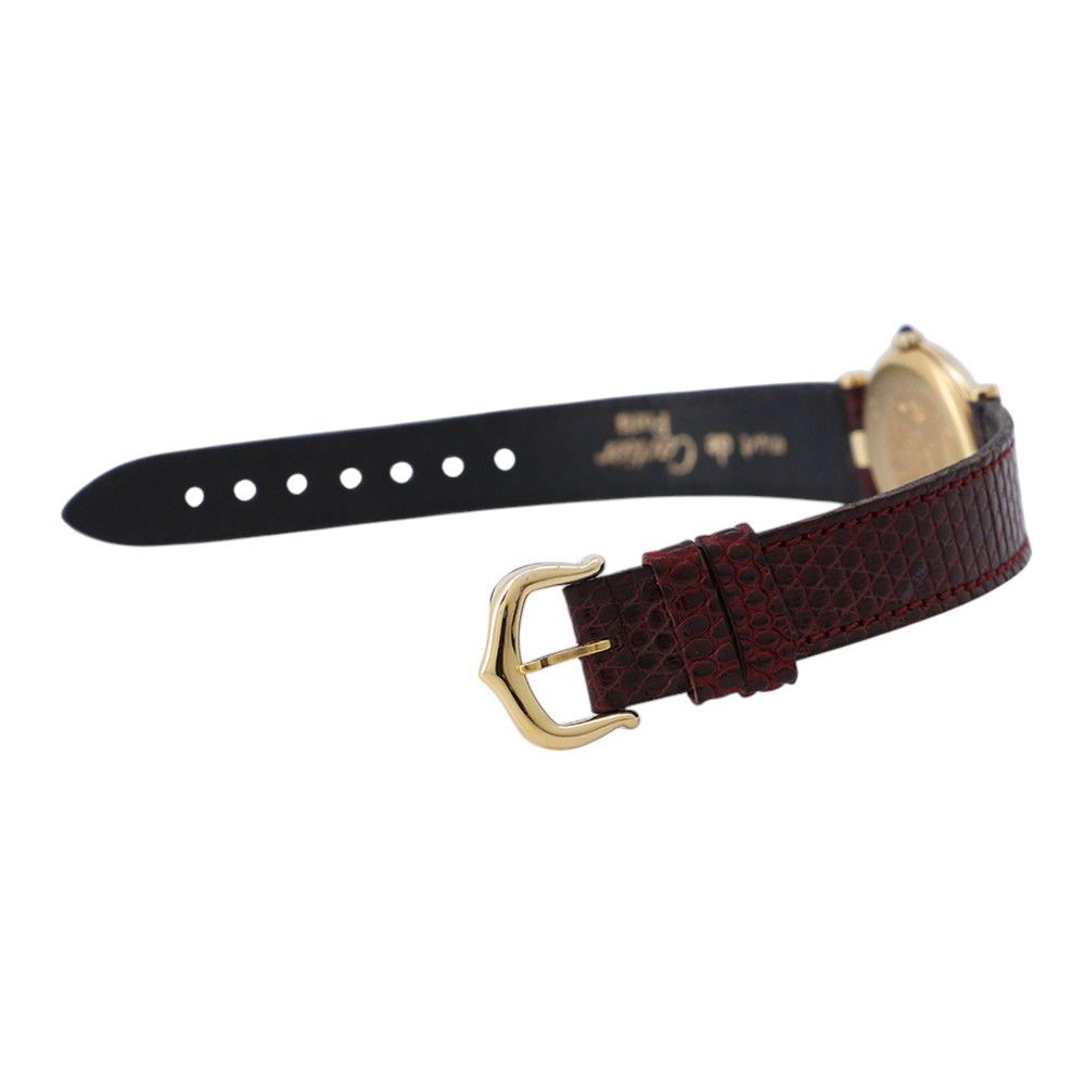 Cartier Must Vendome SM Vermeil Watch Bordeaux Dial — view 2