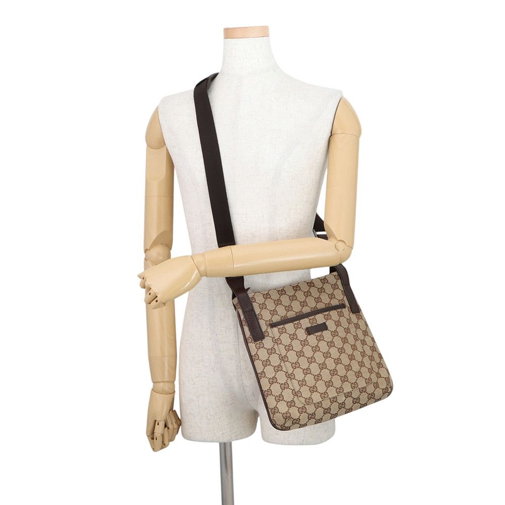 Gucci Shoulder Bag GG Canvas Leather — view 4