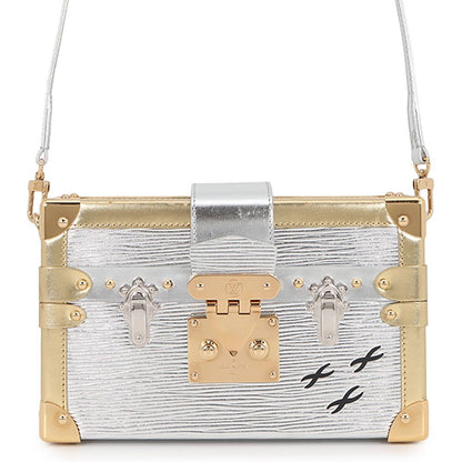 Louis Vuitton Shoulder Bag Epi Metallic Petite 2-Way Clutch
