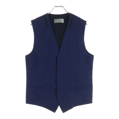 Dior Homme Satin Line Contrast Color Gilet Vest Navy