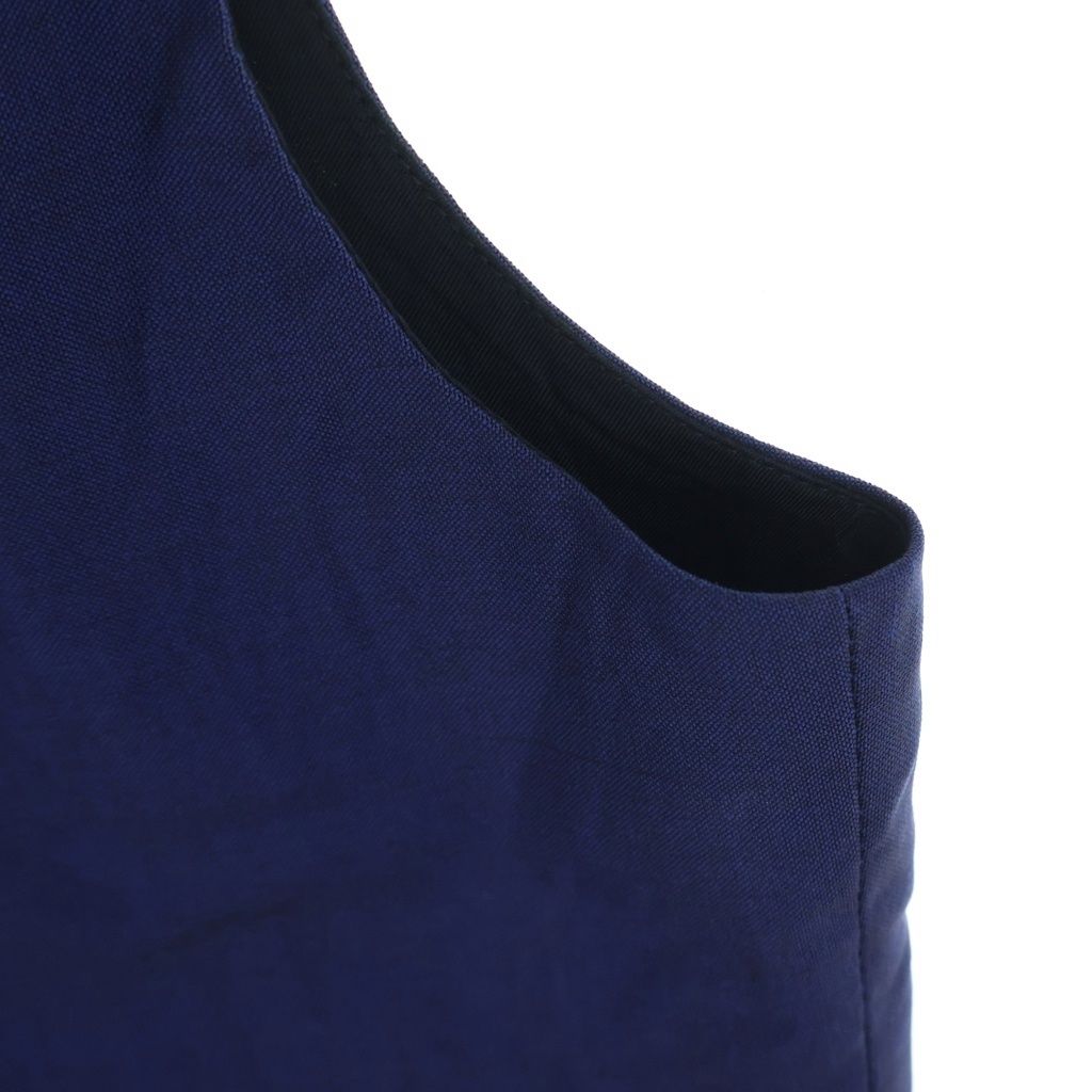 Dior Homme Satin Line Contrast Color Gilet Vest Navy — view 5