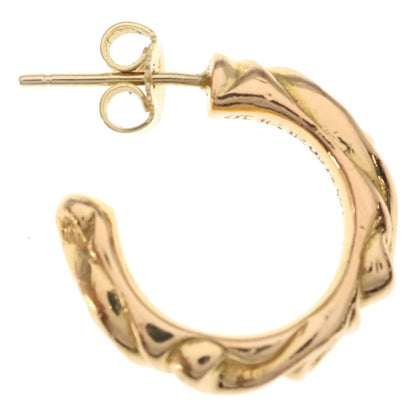 Chrome Hearts 22K Hoop Scrool Scroll Earrings Gold — view 4
