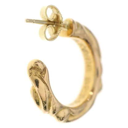 Chrome Hearts 22K Hoop Scrool Scroll Earrings Gold — view 2