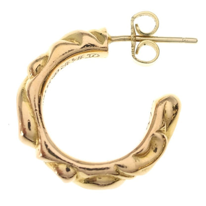 Chrome Hearts 22K Hoop Scrool Scroll Earrings Gold — view 3
