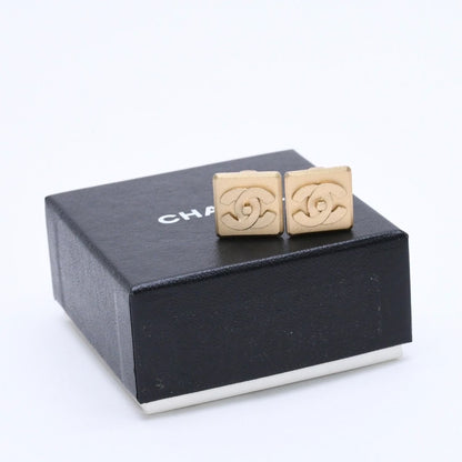 Chanel CC Logo Earrings 02 Turnlock Gold Plated