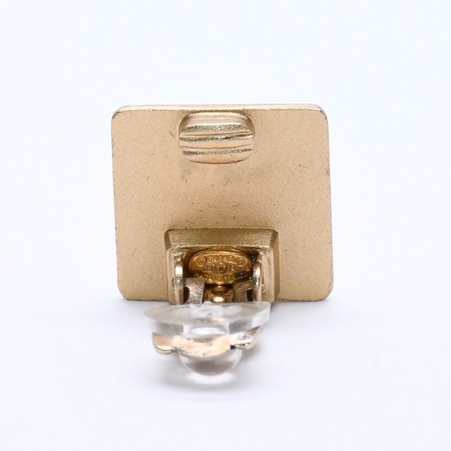 Chanel CC Logo Earrings 02 Turnlock Gold Plated — view 6