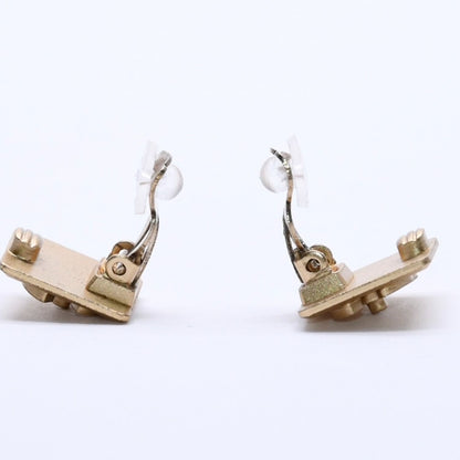 Chanel CC Logo Earrings 02 Turnlock Gold Plated — view 8