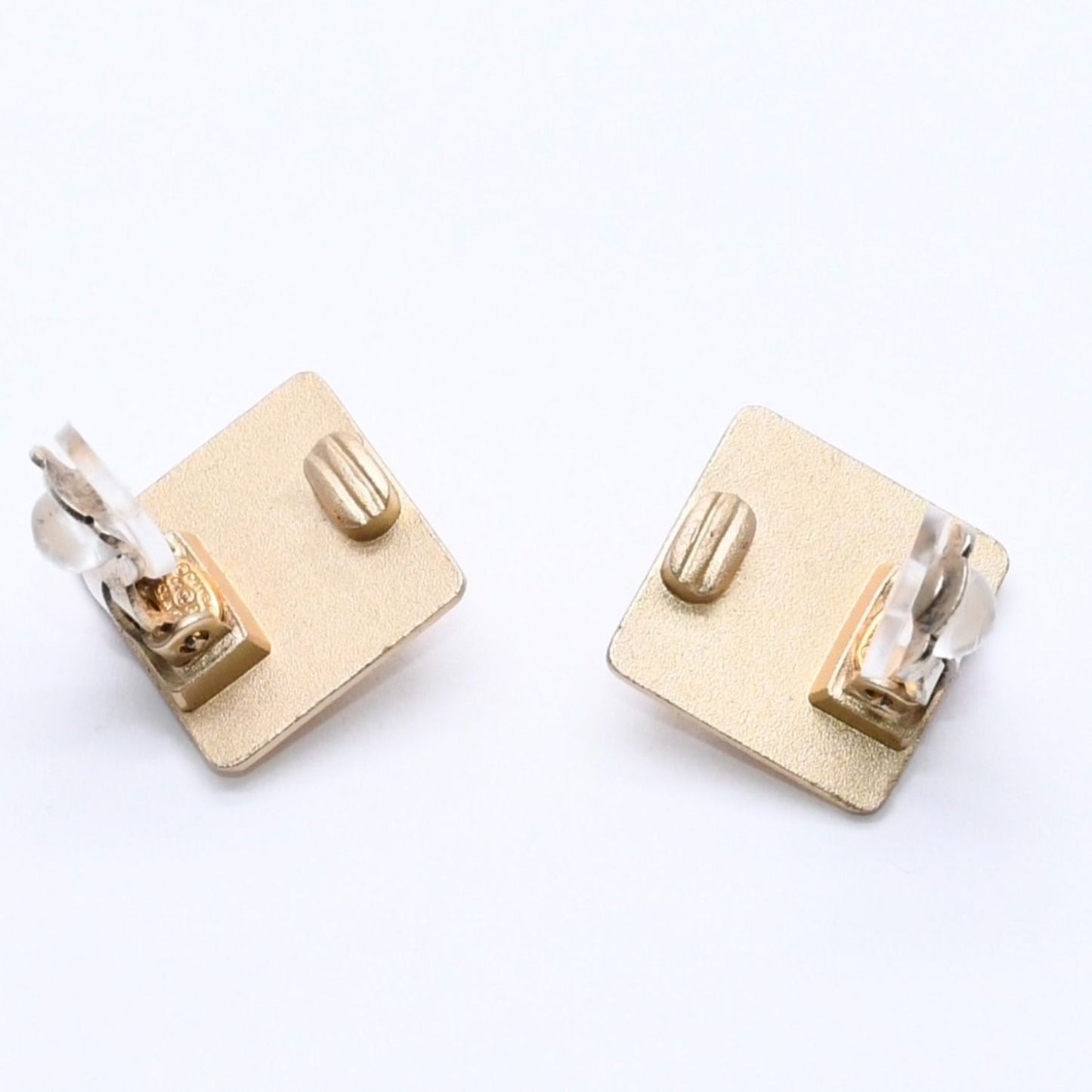 Chanel CC Logo Earrings 02 Turnlock Gold Plated — view 7